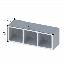 CASETÓN 70x23x25 CASETÓN 70x23x25