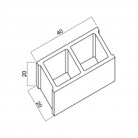 BLOQUE 40x20x20 BLOQUE 40x20x20